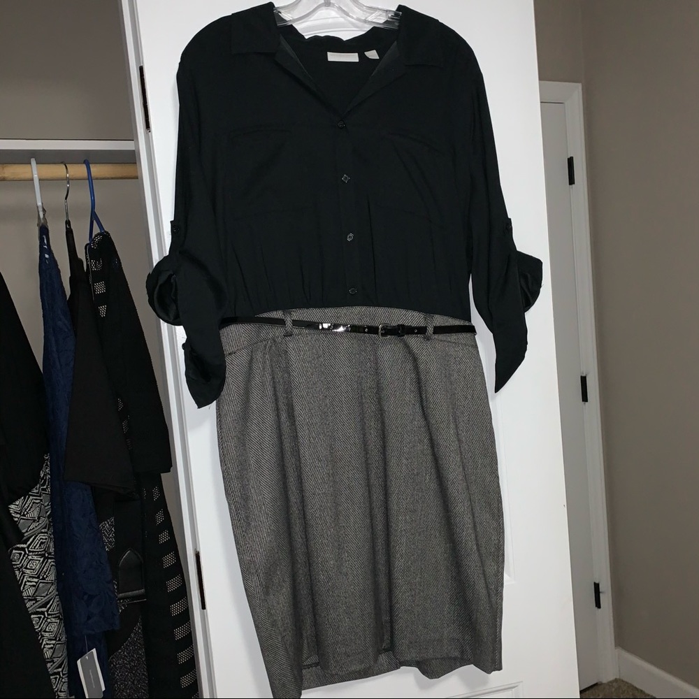 Black and Gray dress